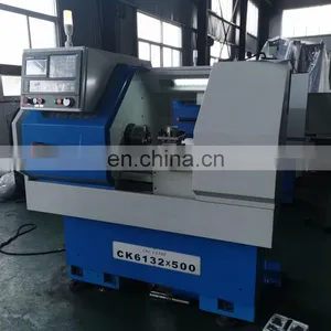 Siemens 808DA Cnc Flat Bed Lathe CK6132x500 With High Precision thumbnail-5
