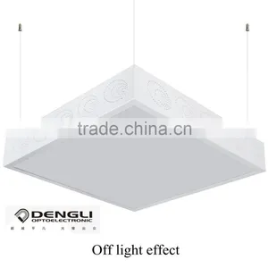 500*500 36W Suspended Surface Mounted Led Ceiling Light for Reading thumbnail-2