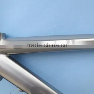 Titanium 700C Road Bike Frame 46cm With Internal Cable Routing thumbnail-5