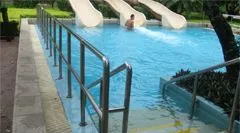 Swimming Pool 304/316 Stainless Steel Material Factory 1.0/1.2mm Thicknees Overflow Swimming Pool Ladder thumbnail-6