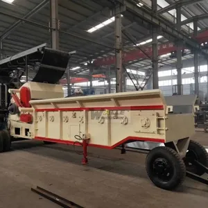 Large Capacity Palm Tree Drum Wood Chipper Logs Wood Crusher Machine Chip Mill thumbnail-5