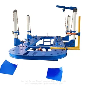 Manganese Steel Car Frame Machine Chassis Straightening Bench With 4 Pulling Towers thumbnail-1