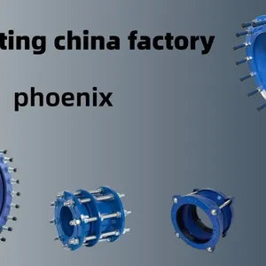 DN275 Ductile Iron Drain Saddle Clamp Flanged Saddle Tapping Saddle for Ductile Cast Iron Pipe thumbnail-3
