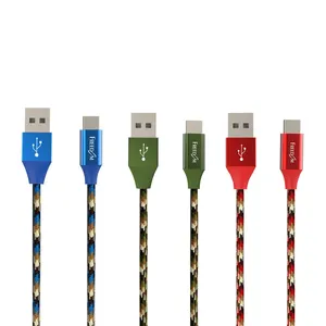 High Speed Data Cable USB a to C Cable 1ft 3ft 6ft 10ft USB2.0 3A Fast Charging Cable thumbnail-1