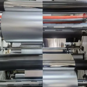 12MIC VMPET SILVER COLOR Thermal Lamination Film With Hot Melt Glue thumbnail-1