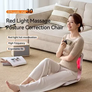 Pro Wireless Red Light Lumbar Correction Seat (5000mAh) | Massager Supplies Wholesale thumbnail-1