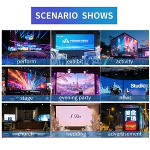 New Waterproof Outdoor Big Advertising Led Tv Screen P1.953 P1.56 Rental Advertising Led Stage Display thumbnail-4