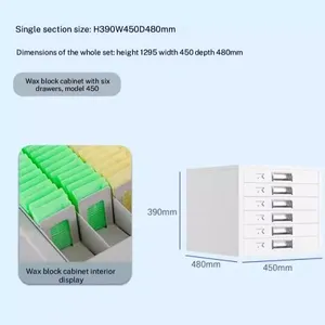 Lockable Paraffin Block Storage Cabinet | Deep Drawer Wax Block Organizer | For Pathology Lab And Biobank thumbnail-2