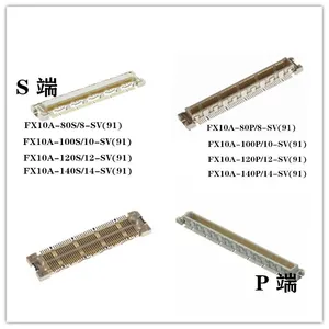 HRS FX10B-144P-SV(91)FX10B-144S-SV(21) BOARD TO BOARD CONNECTOR thumbnail-1