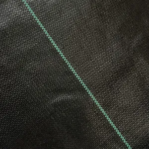 Control Fabric Woven Geotextile Anti Grass Mat Grass Controll 100 140 160 170 GSM 3.0 4.1 4.8 5.0 oz Black thumbnail-3