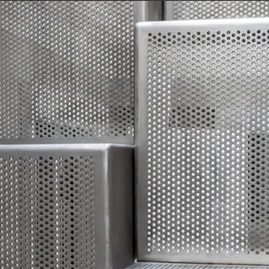 Cutting Decorate Cylinder Meshes Stainless Plates Perforated Metal Sheet With Hole Perforated Metal Sheet thumbnail-4