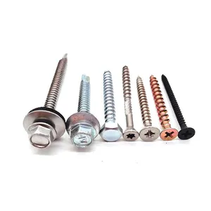 Zinc Plated Drywall Screws Coarse Thread for Wood Framing, 13mm-100mm Full Sizes, High Hardness. thumbnail-3