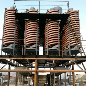 Linsmining Gold Mines Separator Gold Gravity Separator Machine Gold Spiral Concentrator Chute thumbnail-5