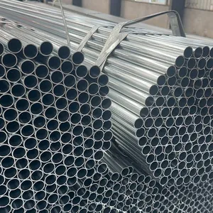 Hot Dipped Galvanized Scaffolding Pipe Construction Buildings Galvanized Steel Tube ERW API JIS Certified 6m 12m Cutting Welding thumbnail-5