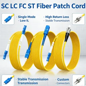 Telecom Grade Single Mode Fiber Patch Cord SC‑SC LC‑FC‑ST Single/Dual Core Optical Fiber Jumper Cable thumbnail-5