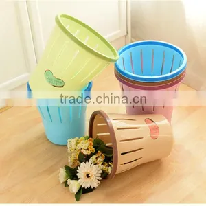 Candy Color Plastic Trash Can thumbnail-2