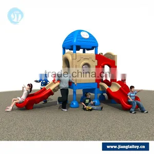 Small Cheap Kids Plastic Slide Mcdonalds Used Outdoor Playground Equipment Material thumbnail-3