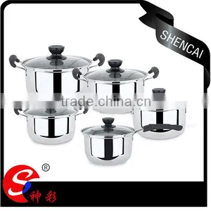 Cookware Set 2016 Cooking Pot Stainless Steel Soup Pot With Handles thumbnail-1