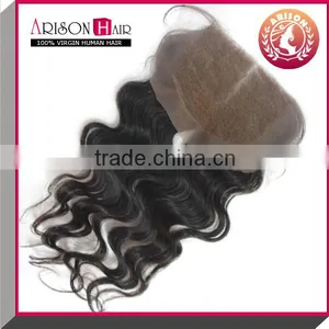 Grade 7Avirgin Brazilian Closure Straight Lace Closure Remy Lace Front Closure With Baby Hair thumbnail-1