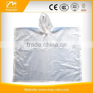 Adult Transparent Clear Plastic PVC Poncho thumbnail-3