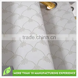 Ready Made Curtain Supplier Polyester Luxury White Blackout Curtain thumbnail-2