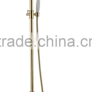 Modern Design Rain Shower Faucet Set With Sliding Bar thumbnail-3