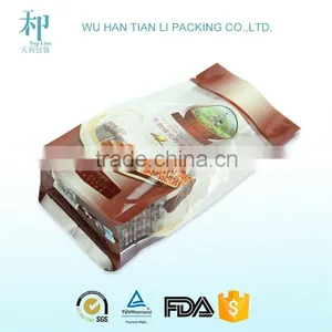 Best Quality Factory Price Laminated Clear Square Bottom Bag for Snack thumbnail-4