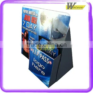 Eco-friendly Paper Corrugated Counter Display Stand For Edging thumbnail-4