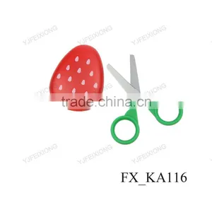 FX-KA116 Lovely Student and Children Scissors With Protector thumbnail-2