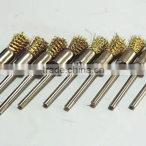 Soft Wire Mini Wool Brush With 1/8" Shank thumbnail-1