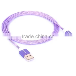 2016 Latest Design Aluminum Alloy Metal Usb Cable Nylon Braided Usb Cable for Samsung Galaxy s5 thumbnail-5