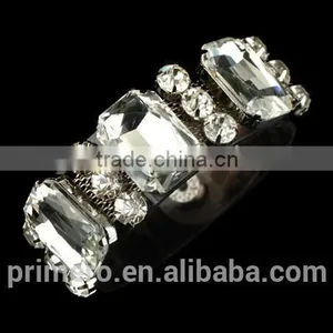 New Vintage Crystal Flower PVC Bracelets & Bangles For Women Fashion Designer Jewelry thumbnail-5