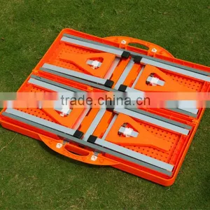 Outdoor Folding ABS Plastic Picnic Table With 4 Seats Color Orange Quality Choice thumbnail-3