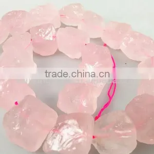 Natural Rough Nugget Madagascar Rose Quartz thumbnail-4