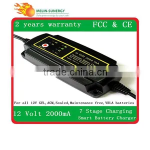 12V2000mA Multi Charge Stages Battery Charger thumbnail-3