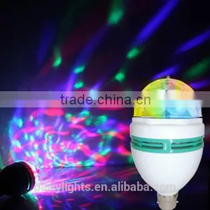 Holiday Favor 3W Led Rotating Disco Mini Christmas Party Flash Laser Star Light Bulb thumbnail-1