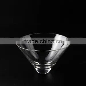 Clear Transparent Leadfree Customized Size Popular in Stocks Stemless Martini Glass High Quality thumbnail-2