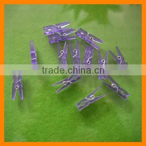 Small Transparent Plastic Peg thumbnail-1