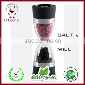 2 IN 1 Pepper Mill Salt and Pepper Mill Rock Salt Mill thumbnail-1