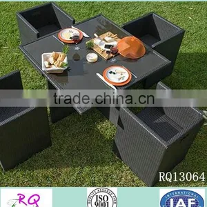 Outdoor Furniture Rattan Table With Table And Chair thumbnail-1