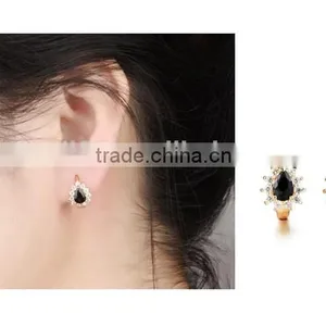 2016 Zircon Jewelry Stainless Steel Earings for Fancy Girls thumbnail-4