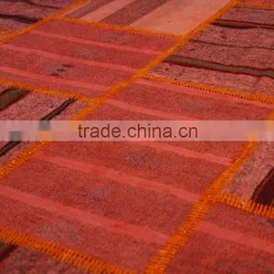 Patchwork Rug - Handwoven Vintage Turkish Rug thumbnail-4