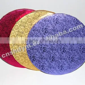 Disposable Colorful Round Foil Cake Drum thumbnail-3