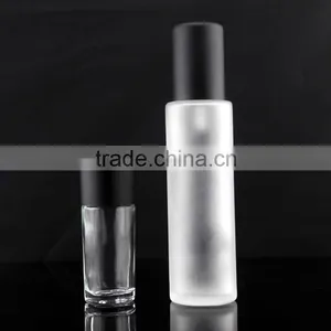 100ml Cosmetic Glass Bottle With Black Lid Cosmetic Container thumbnail-2
