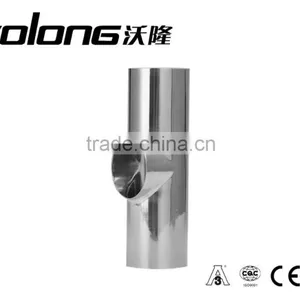 Stainless Steel Pipe Fitting Sanitary Clamp Tee thumbnail-2