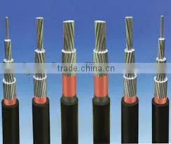 0.6/1kv Rated Voltage Thin PE Insulated Aluminum Conductor Steel Reinforced Overhead Aerial Power Cables thumbnail-1