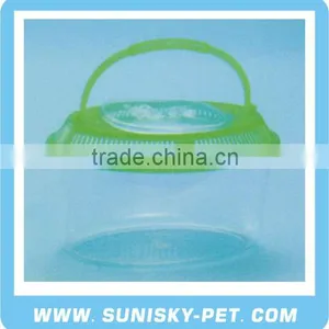 Transparent Plastic Pet Carrier thumbnail-1