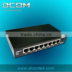8-port Unmanaged Gigabit Fast Ethernet Rackmount Network Switch(8 10/100/1000M RJ45 Ports,steel Case) thumbnail-1
