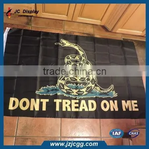 Custom Black Polyester Flag thumbnail-1
