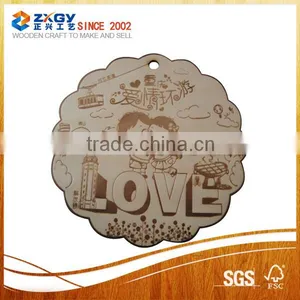 Laser Cutting Kinds of Wood Pieces, Miniature Unfinished Wood Pieces thumbnail-1